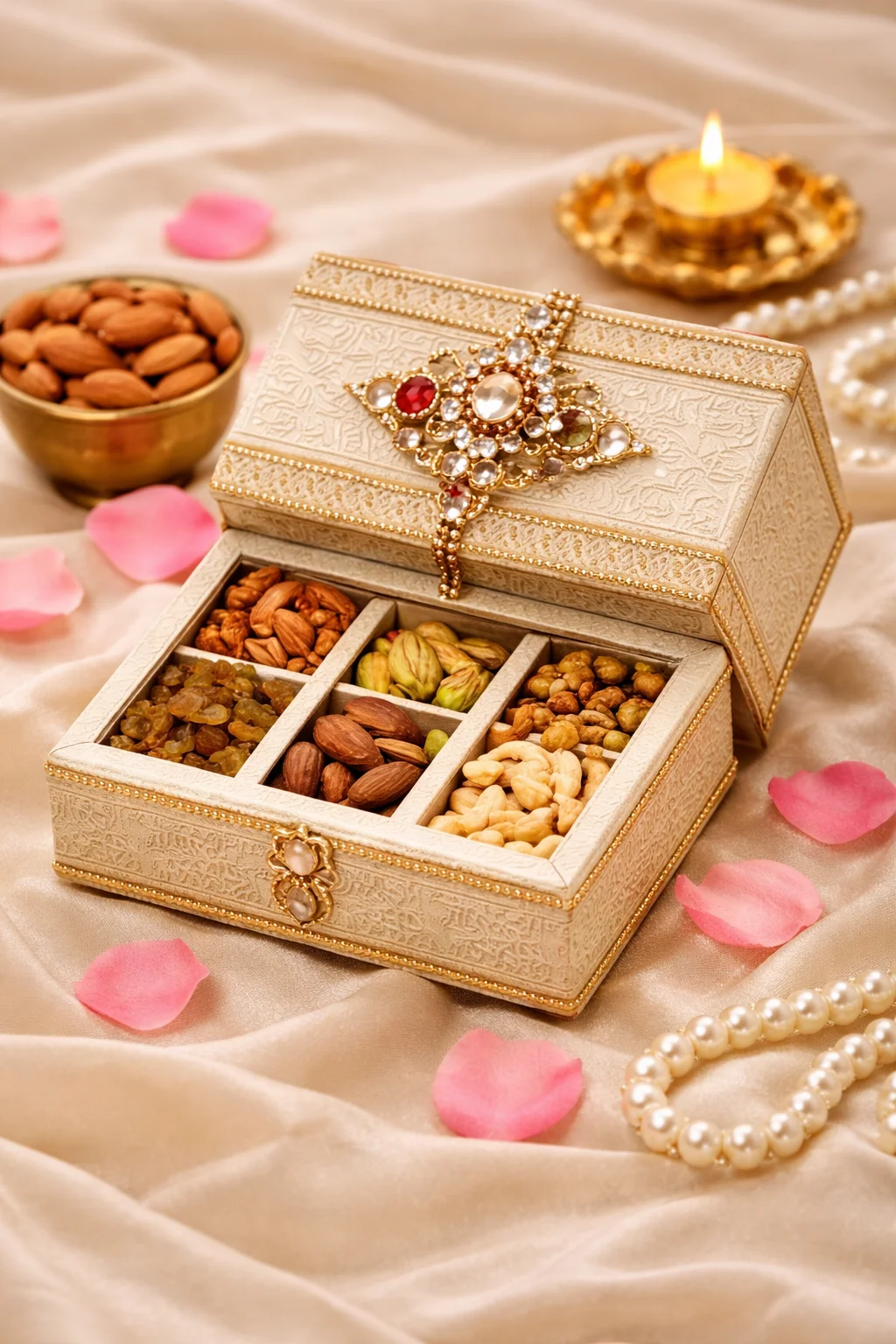 Guests receiving return gifts